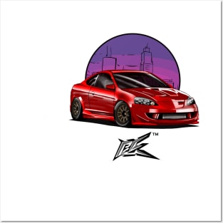 acura rsx type s red Posters and Art